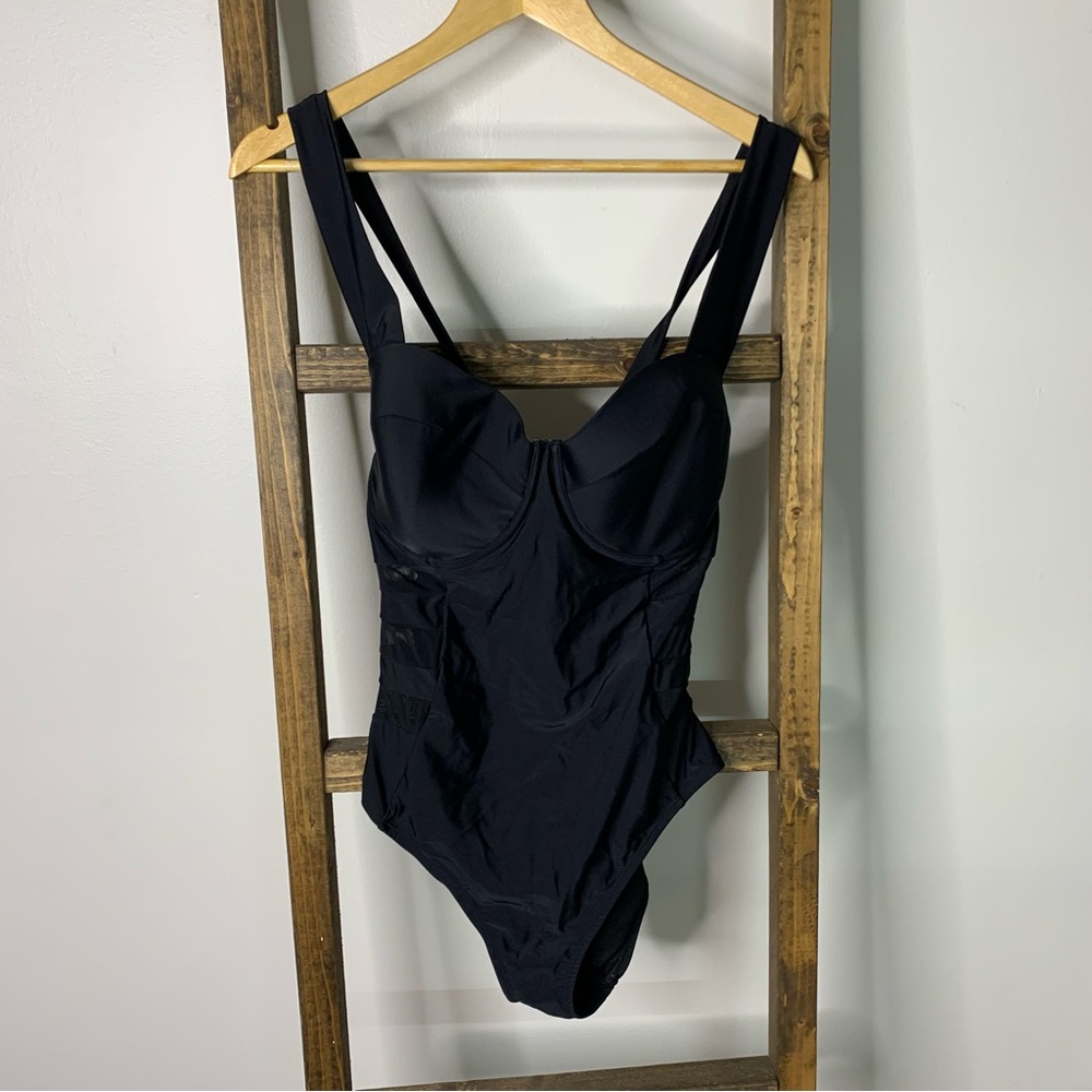 Adore Me Black One-Piece Swimsuit 40D